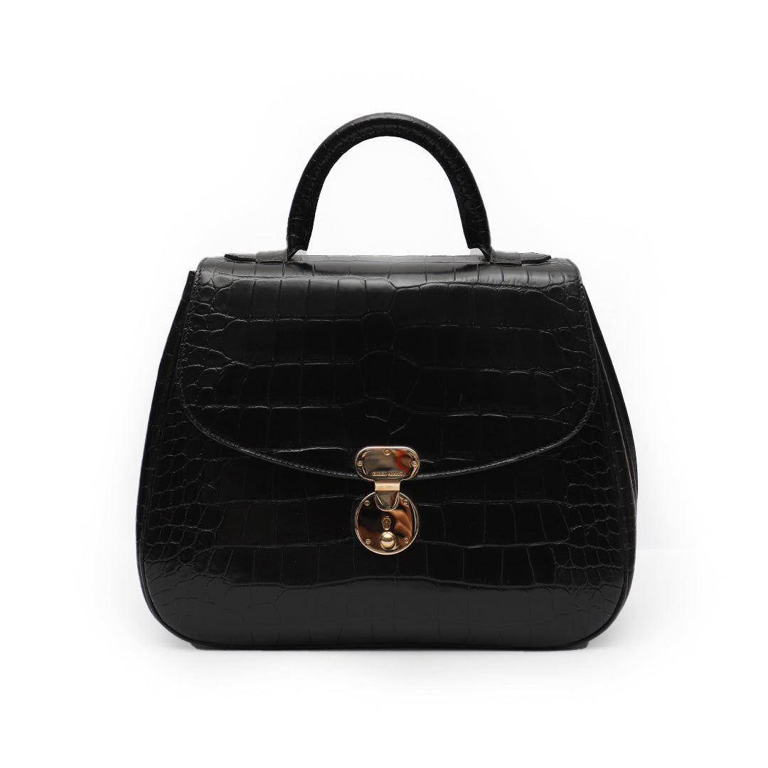 Giorgio Armani Cartera Cuero Negro