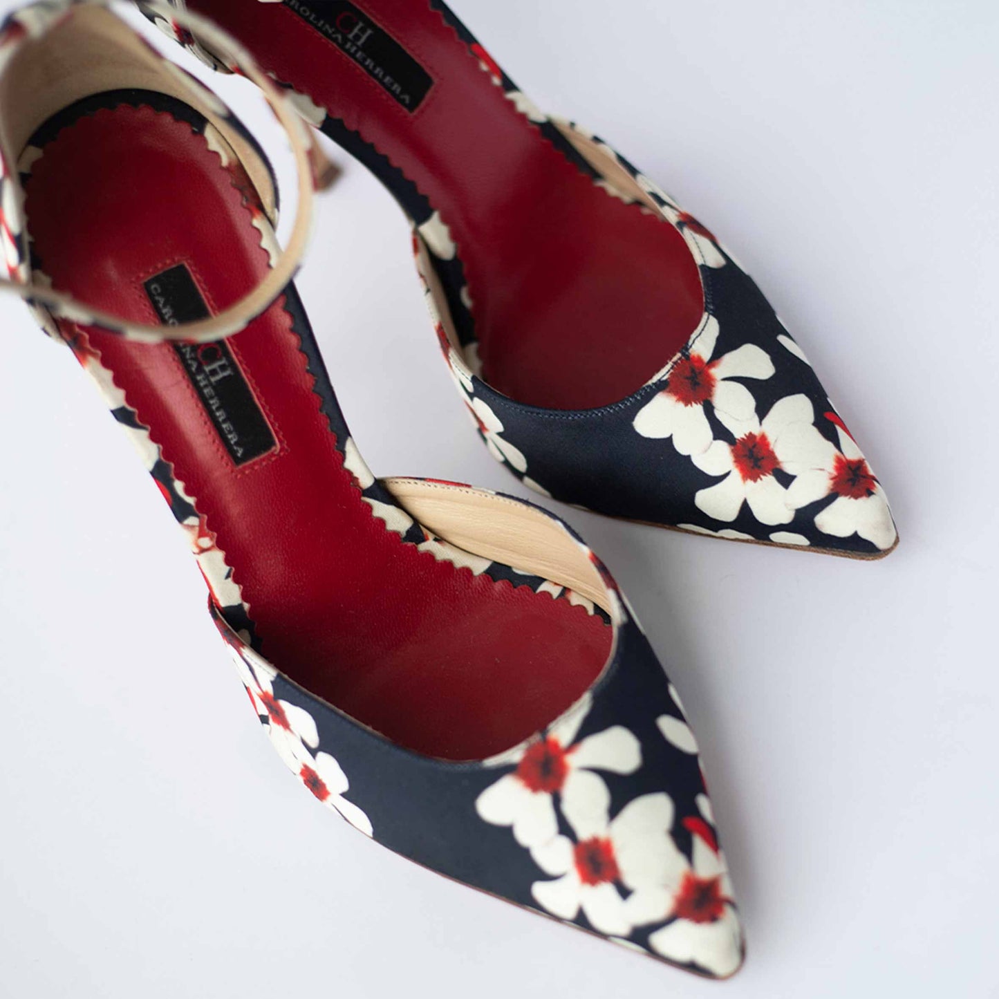 Zapatos floreados Carolina Herrera