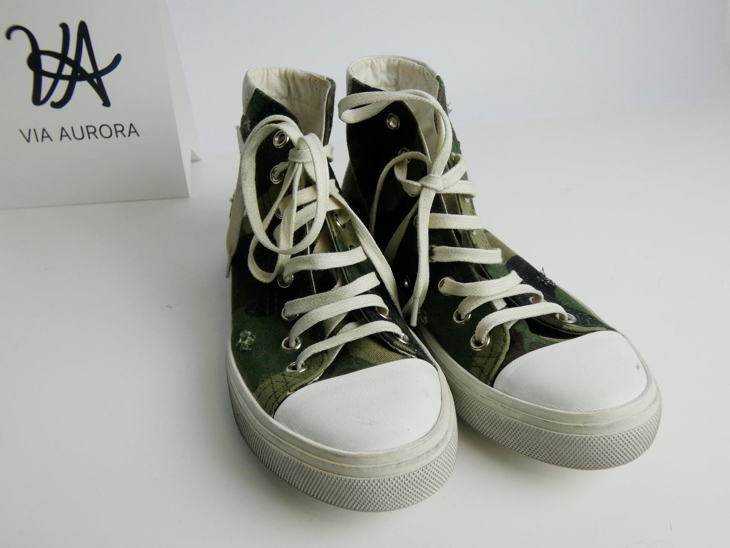 Zapatilla Saint Laurent camuflaje