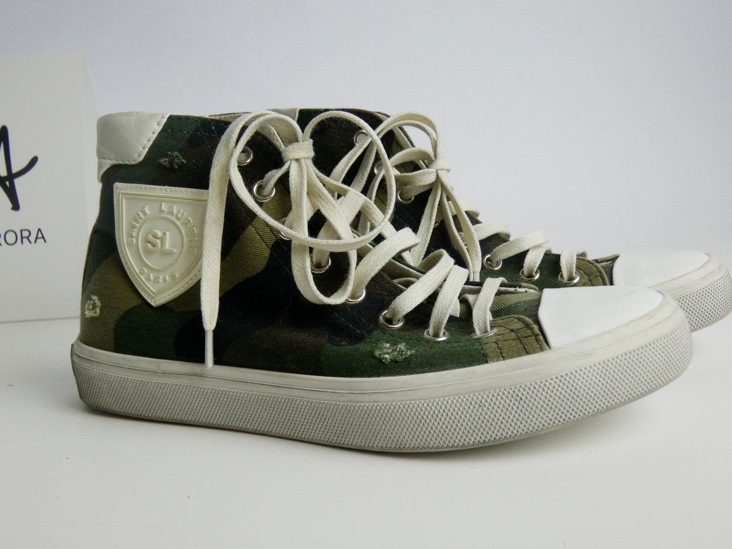 Zapatilla Saint Laurent camuflaje