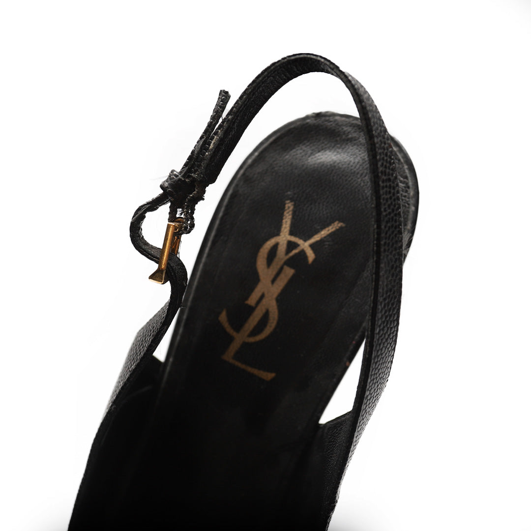 Saint Laurent YSL Black Pumps Talla 38