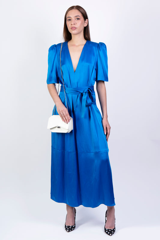Vestido de satén Stella McCartney