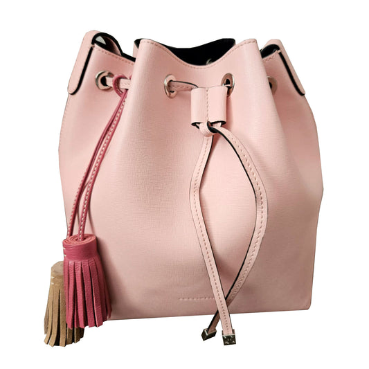 Bolso de cuero rosado Coccinelle